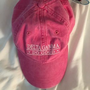 NWT Delta Gamma Do Good Pink Baseball Hat